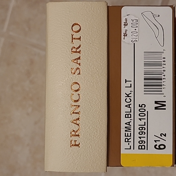 Franco Sarto, 6.5M, black leather - Picture 4 of 4